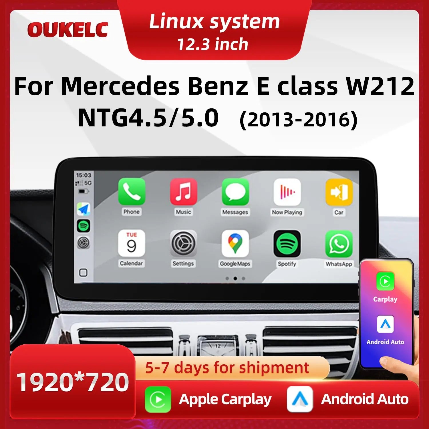 LED Interior Light Kit for Mercedes EClass W212 - Canbus Error-Free Interior Bulbs