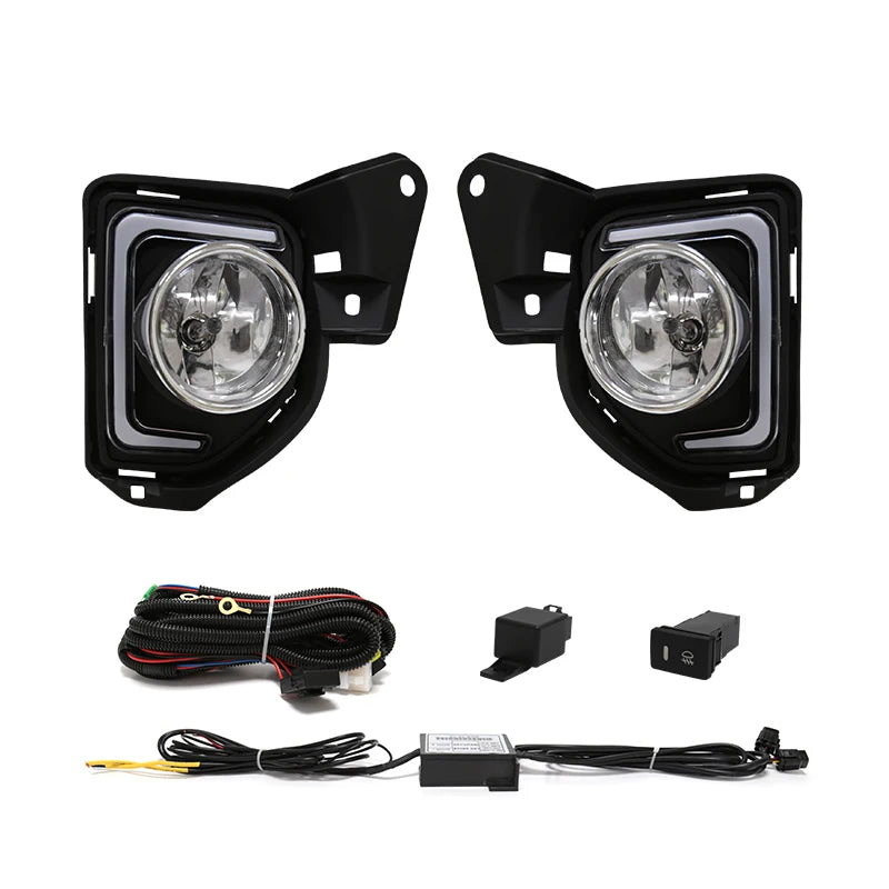 Led DRL Daytime Running Lights Fog Lamp Assembly For TOYOTA HIACE COMMUTER 2014 2015 2016  | AUTOKITSHOP