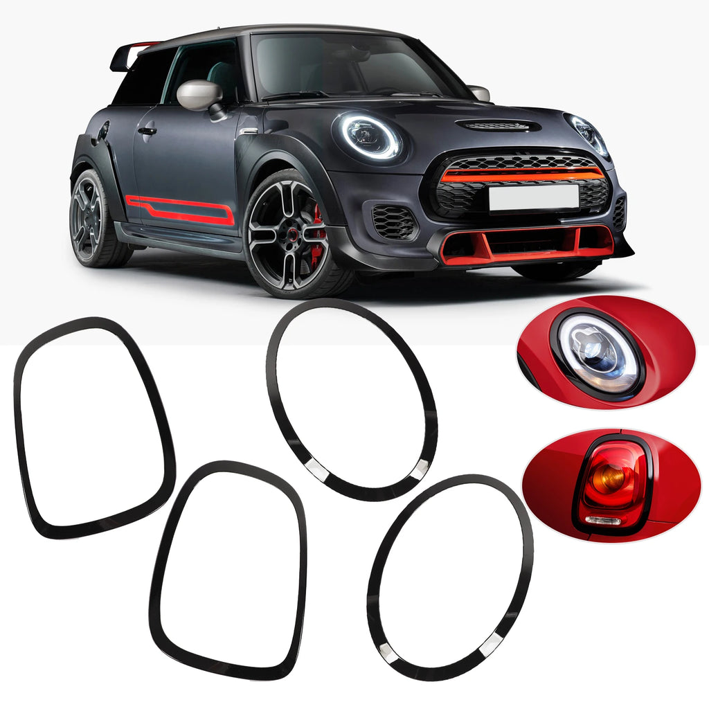 Car Headlight Taillight Surround Cover Trims for F55 F56 F57 One Cooper S JCW 2014+ Taillight Tr - Automotive LED Light