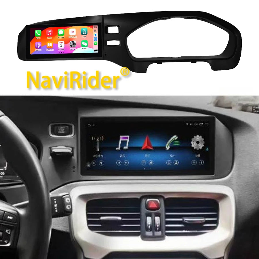 8.8Inch Touch screen Android 15 GPS Wireless CarPlay Head Unit For Volvo V40 2011-2018 Car | AUTOKITSHOP