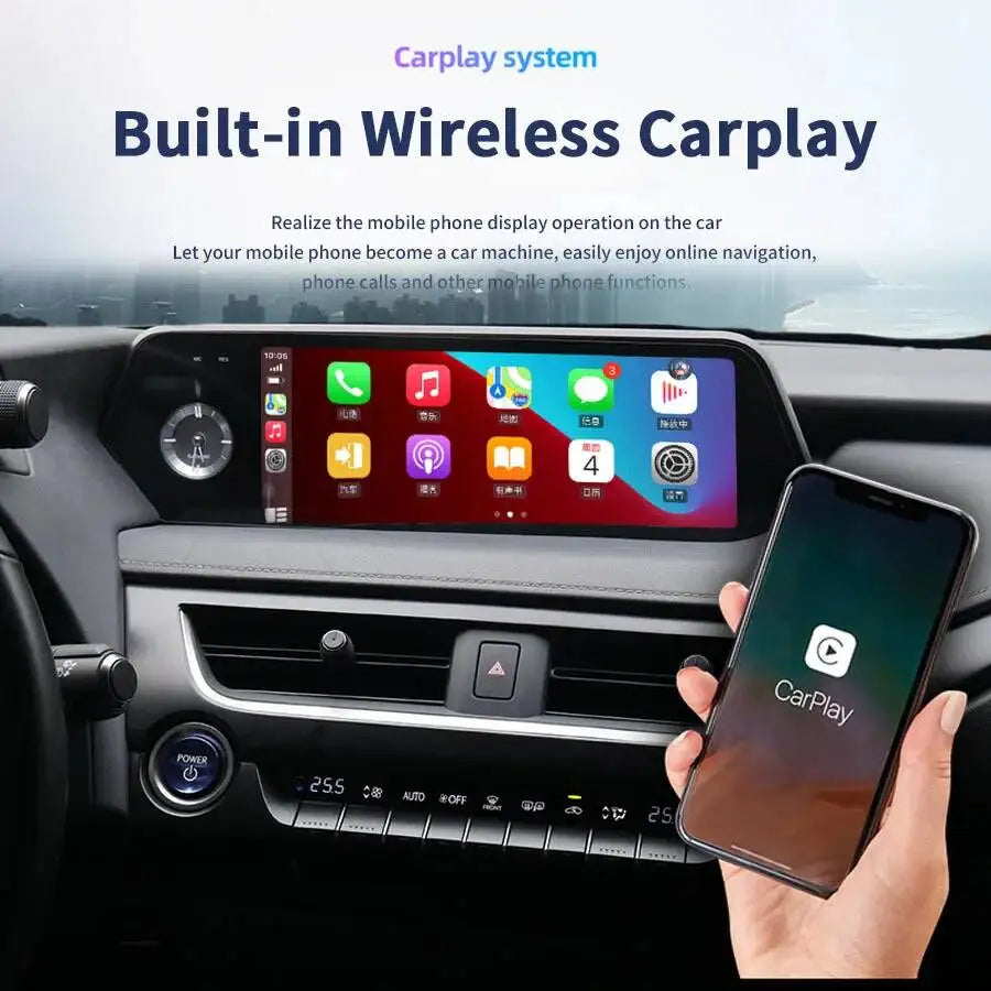 1920*720 Screen Car Radio CarPlay For Lexus UX260h UX200 UX250 2019 2020 UX UX250H Stereo