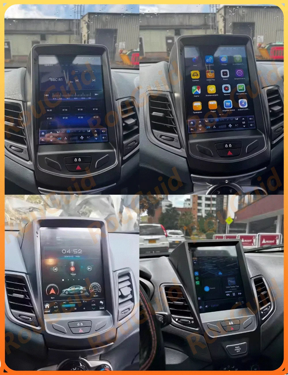 Android 16 Carplay For Ford Fiesta MK 7 2008 2009 2010-2019 Multimedia Player Bluetooth 5G | AUTOKITSHOP