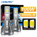 XSTORM H4 LED Headlight Canbus H7 LED Light Bulbs H1 H11 9005 9006 Car Turbo Lamp 100W 300