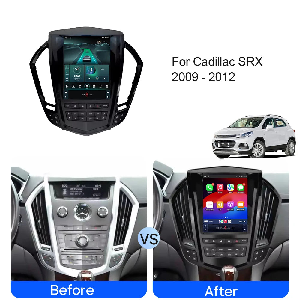 9.7'' Android 15 Head Unit For Cadillac SRX 2009 - 2012 Android Auto 8 Core Carplay Multim