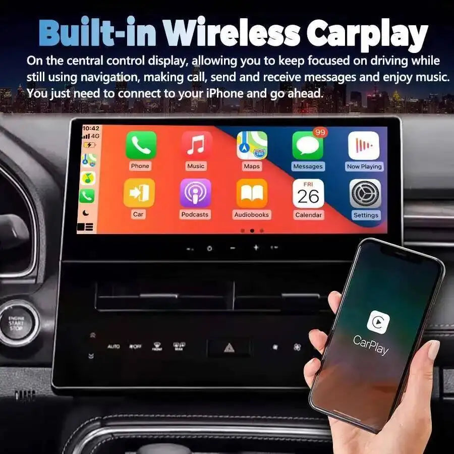 Navigation Monitor Android For Toyota Avalon 2024 2025 Car Stereo Radio Auto 12.3" Multime