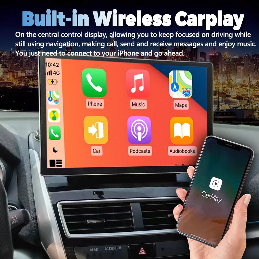 13.3inch For Mitsubishi Eclipse Cross 2018-2021 Android 14 Car Radio Navi GPS Multimedia P