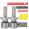 22000000LM H4 Canbus LED Headlight Bulbs 10000W H7 H11 H1 9005 HB3 9006 HB4 9012 HIR2 Turb