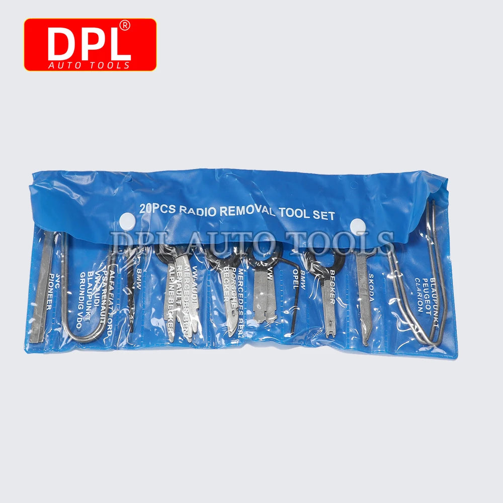 2025 New 20 Pcs Car Speaker Disassembly Tool Set Auto Stereo Removal Radio Keys Remove - Automotive LED Light