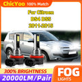 20000LM CSP Chips LED Fog Lamps 60W Fog Lights 12V 6000K White Plug And Play For Citroen D