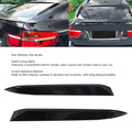 Car Rear Window Side Spoiler Glossy Black Tail Window Side Wing Cover Trim for X for E71 E72 X6 2008-2014 - Automotive L