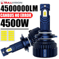 Bullvision H4 LED Headlight Canbus 4500W 4500000LM H7 H11 H8 H9 H1 HB3 9005 9006 HB4 9012