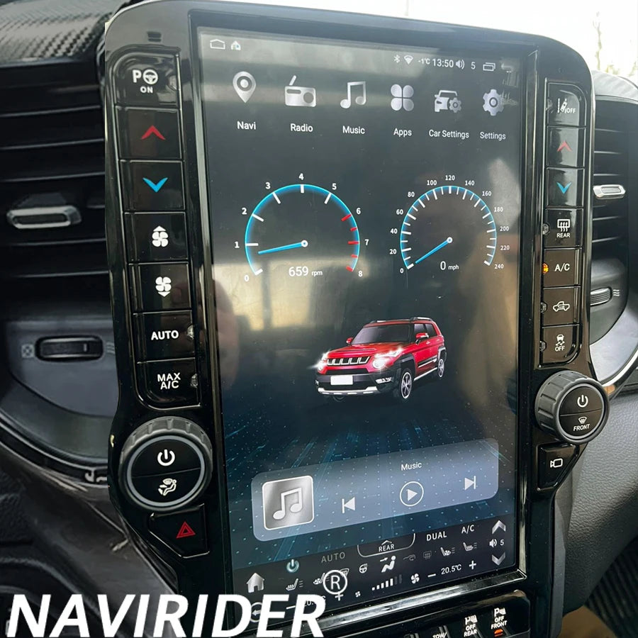 Car Radio For Dodge Ram 2019-2021 Android 13 GPS CarPlay Multimedia Video Player Stereo DS | AUTOKITSHOP