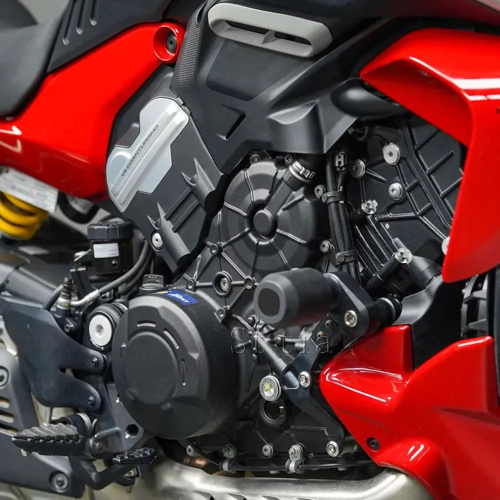 Diavel V4 Motorcycles Engine Protection Cover Frame Sliders Crash Pad Falling Protector Guard Fo - Automotive LED Light