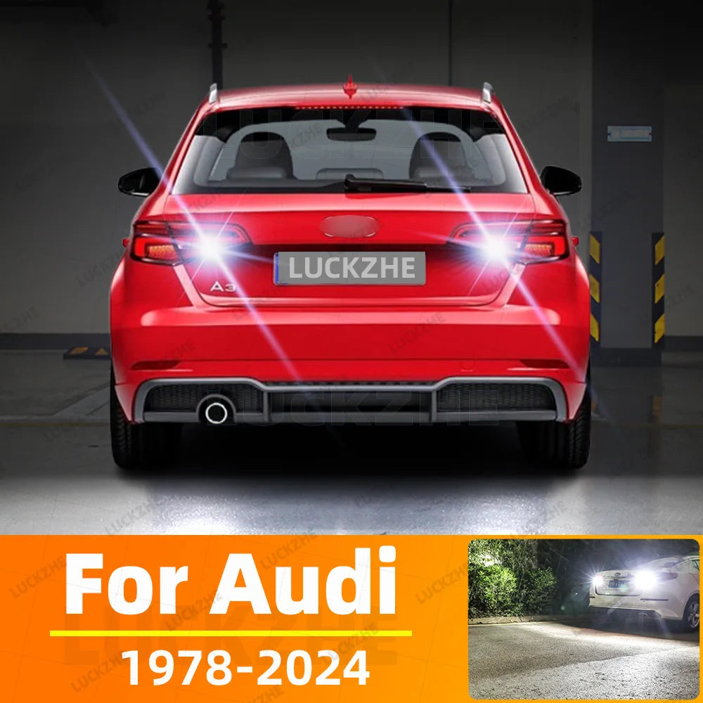 2-Piece LED Interior Light Kit for Audi 80 90 100 200 A1 A2 A3 S3 Backup Back Up Lamp Bulbs 1978-2018 - Canbus Dome M...