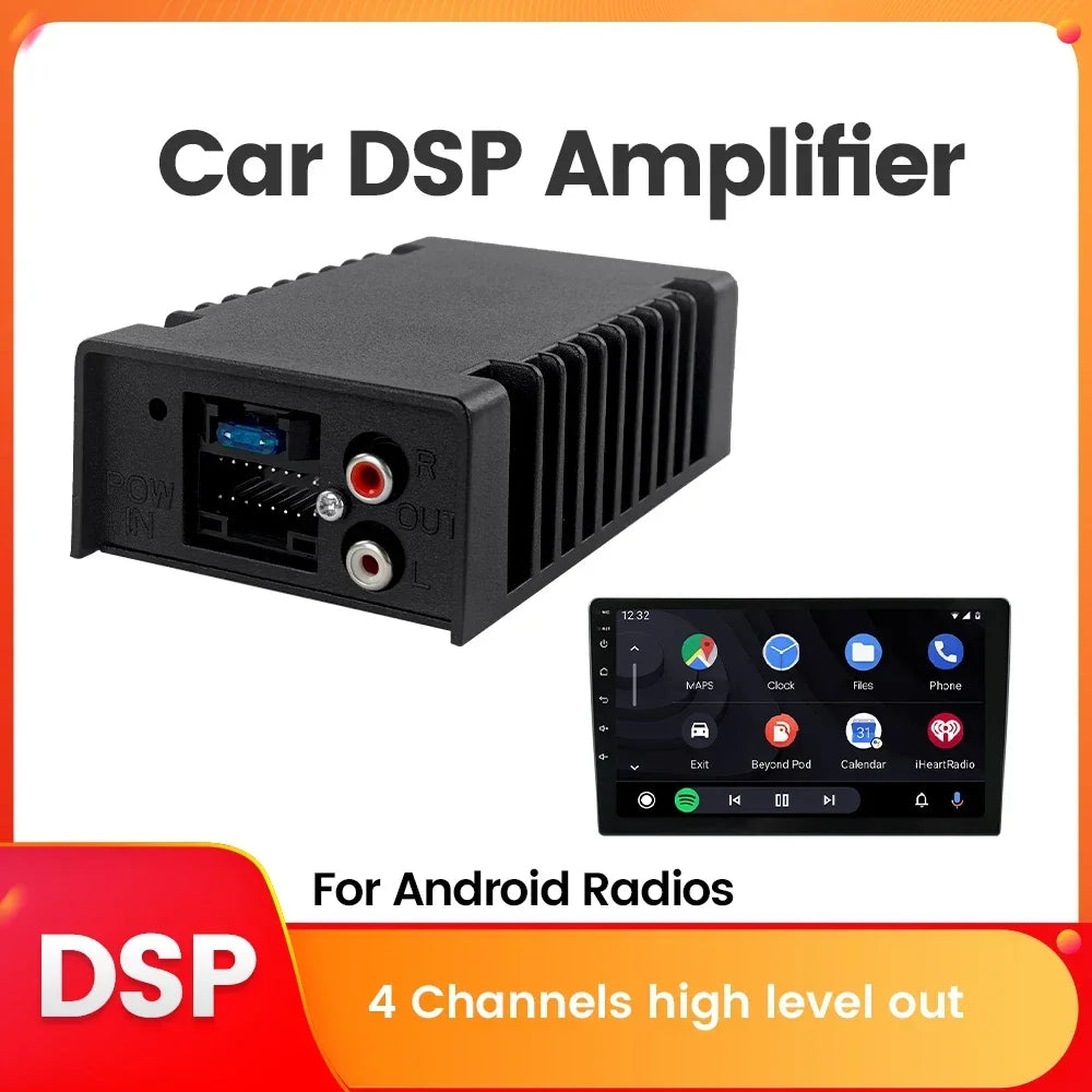 Car Audio DSP Processor 4*39W for Android Radio Stereo Universal Amplifier HIFI Speakers S | AUTOKITSHOP
