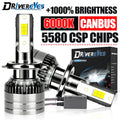 H7 H4 LED Headlight Canbus H11 H1 9005 HB3 H8 H9 9006 HB4 9012 HIR2 4300K 6000K 8000K 5580