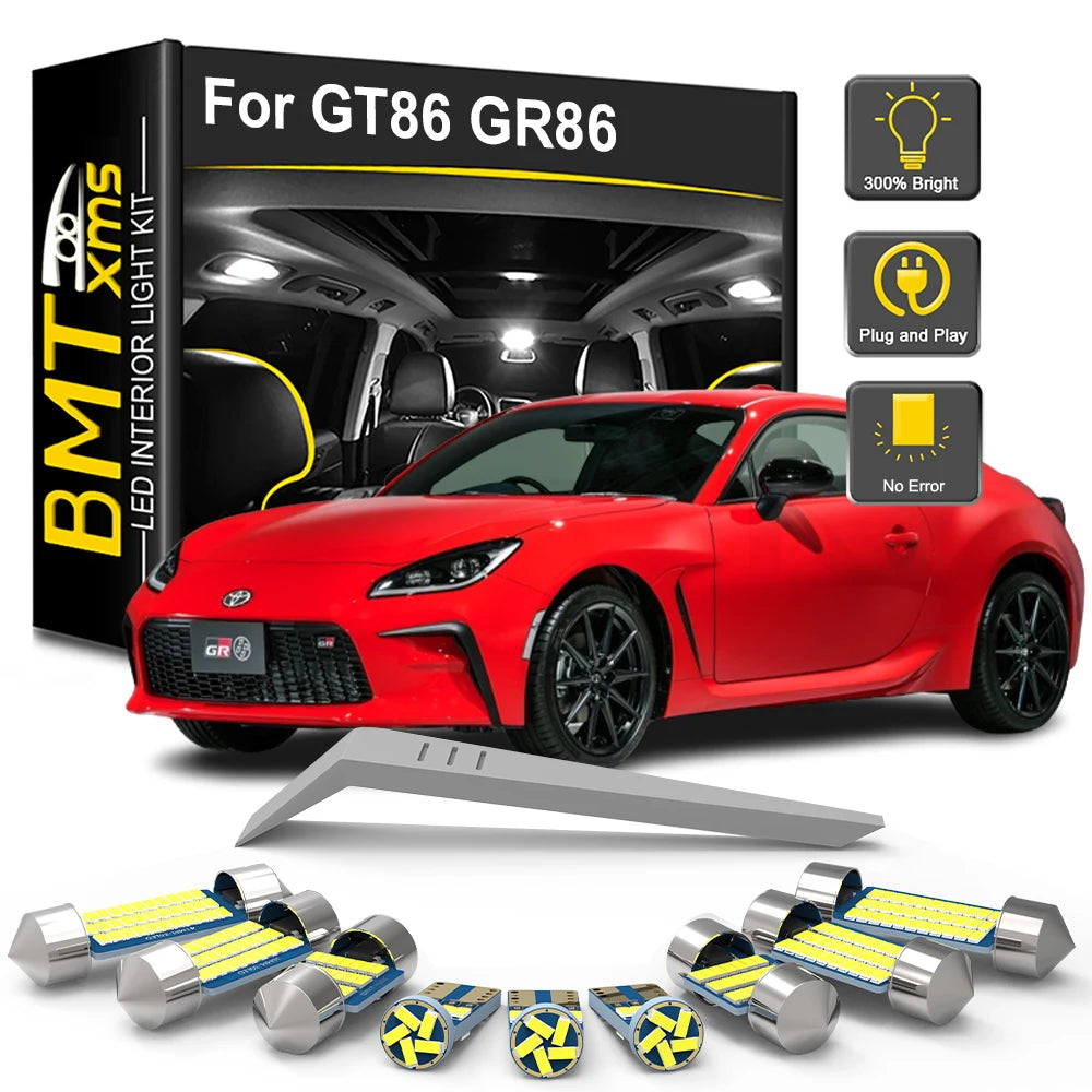 LED Interior Light Kit for Toyota 86 GT86 GR86 2018-2012 - Canbus Dome Map Door Trunk Bulbs | AUTOKITSHOP
