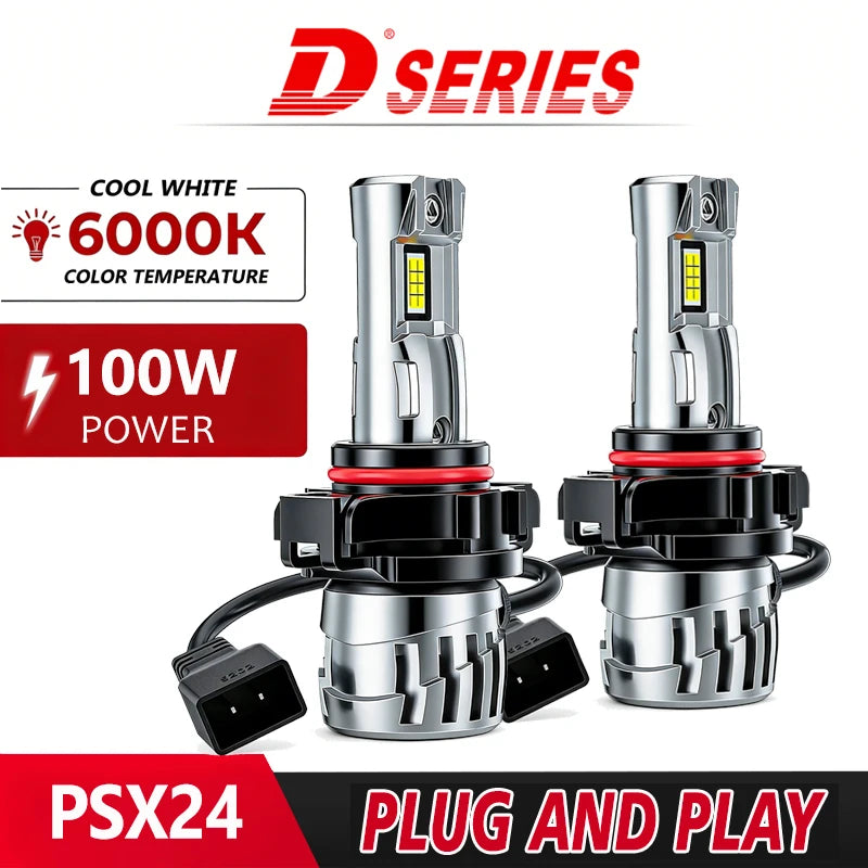 PSX24 PSX26 LED Canbus Fog Light Bulbs P13W H16 12V Car Driving Running Lamp for Audi VW B