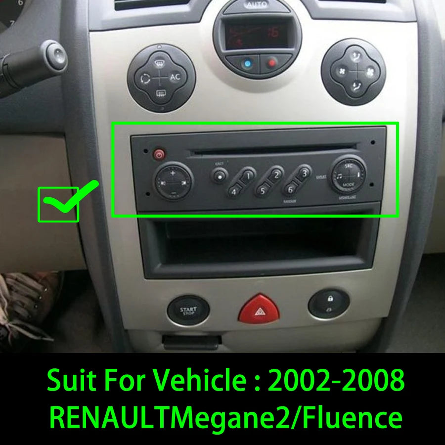 OEM Style Key Control Panel For RENAULT Megane 2/Fluence 2002-2008 to control After Market | AUTOKITSHOP