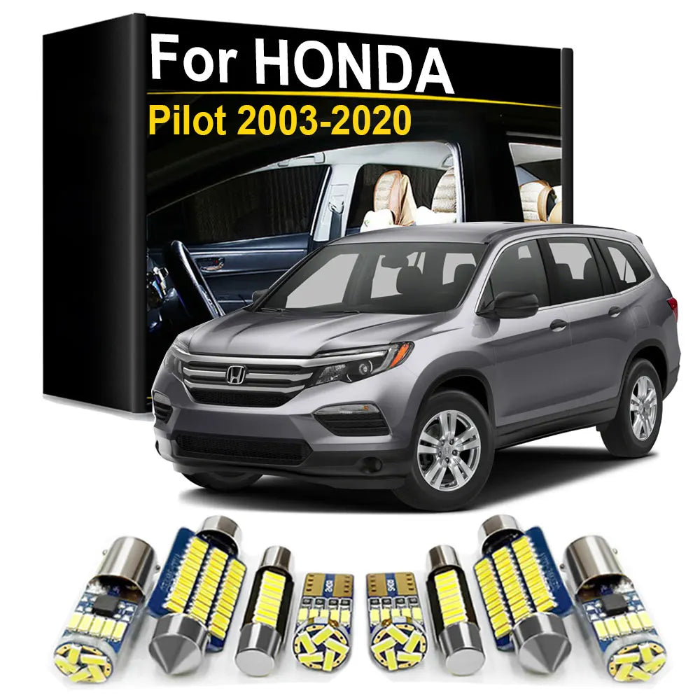 LED Interior Light Kit for Honda Pilot - Canbus Error-Free Bulbs | AUTOKITSHOP