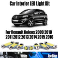 13-Piece LED Interior Light Kit for Renault Koleos 2009- 2011 - Canbus Dome Map Door Trunk Bulbs | AUTOKITSHOP