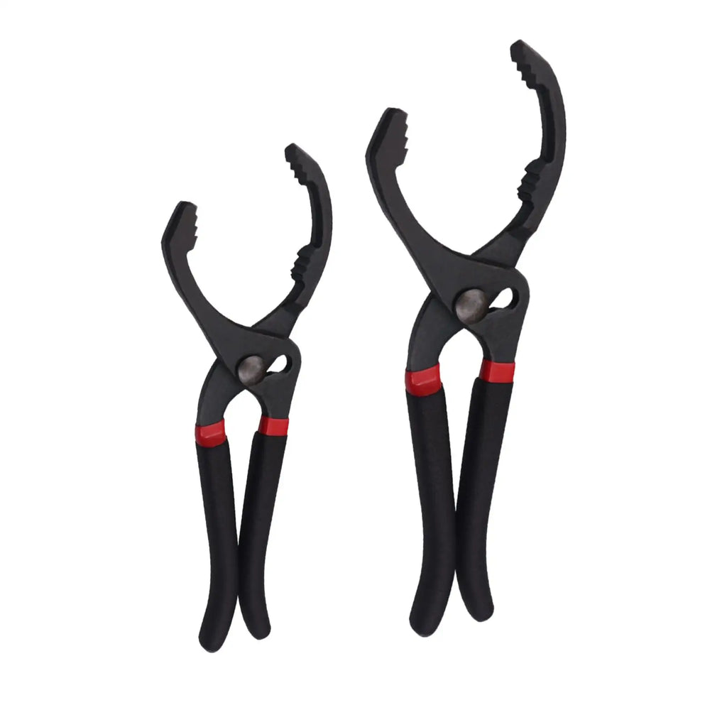 Adjustable Oil Filter Pliers Universal High Hardness Portable Comfortable Grip Auto Repair Tool  - Automotive LED Light