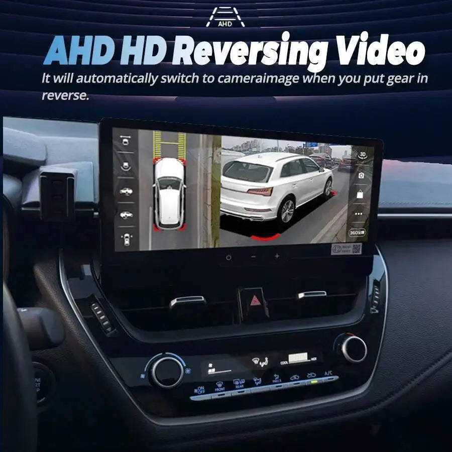 For Toyota Corolla 2019-2025 12.3inch Car Radio Stereo Android Auto Wireless Carplay Scree