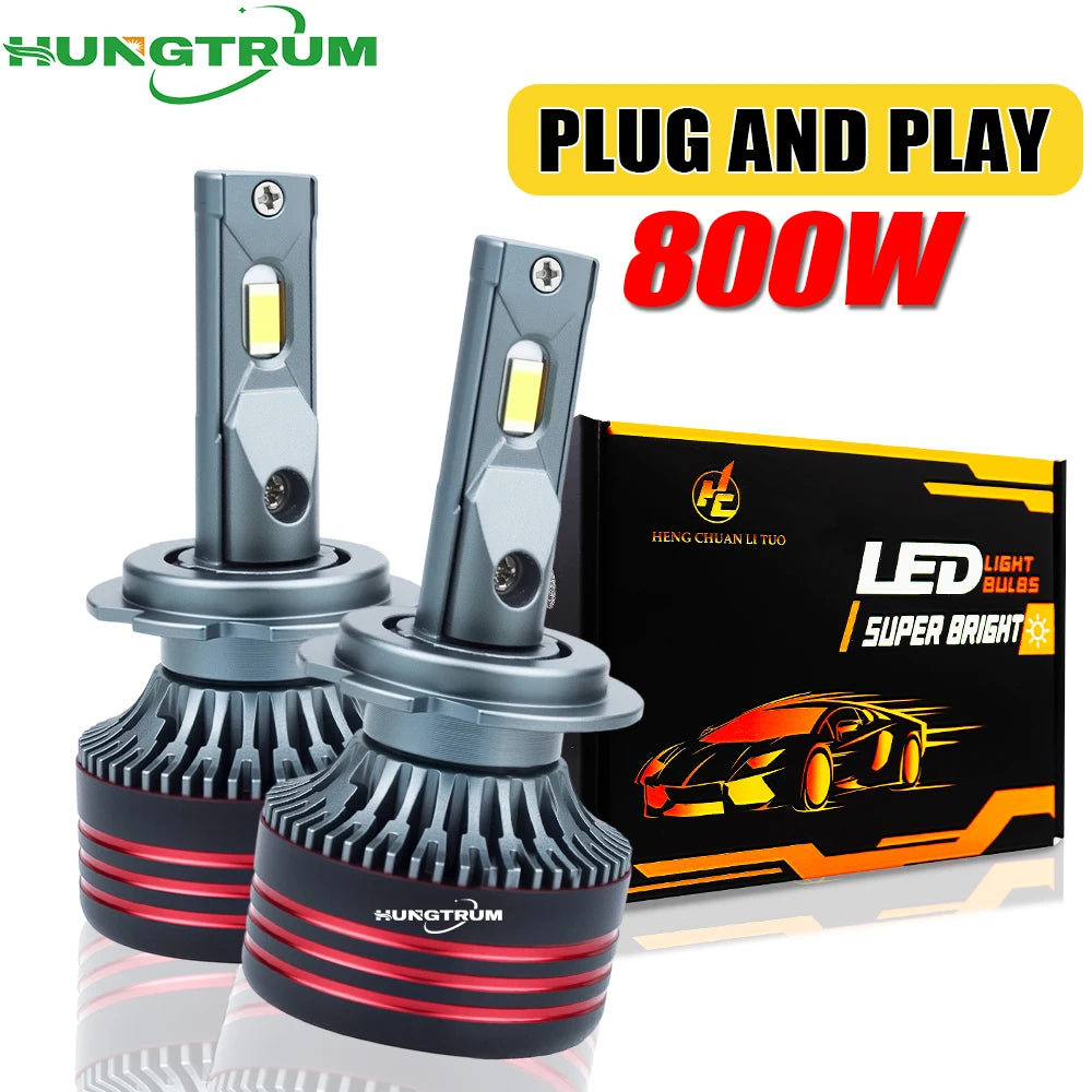 H7 H4 H11 LED Headlight Bulb 6000k 150000LM H8 H9 9005 9006 HB3 HB4 Plug And Play CANBUS L