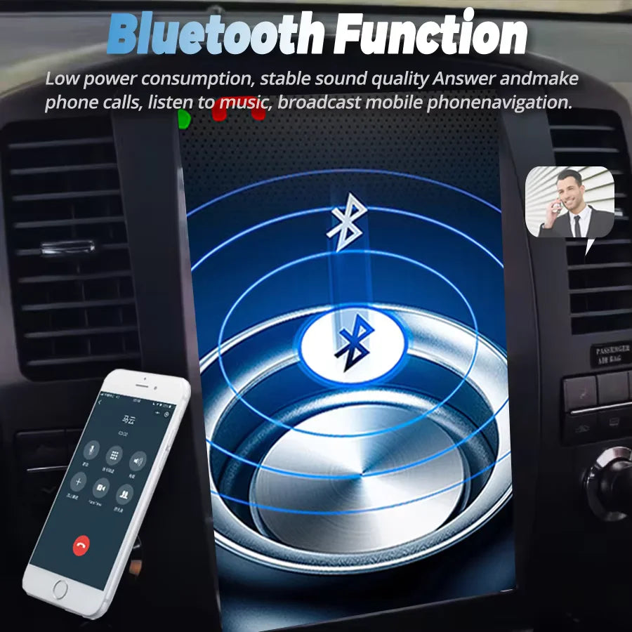 12.8inch Android Vertical Screen For Nissan Pathfinder R51 Navara 2006-2012 DSP Carplay GP | AUTOKITSHOP