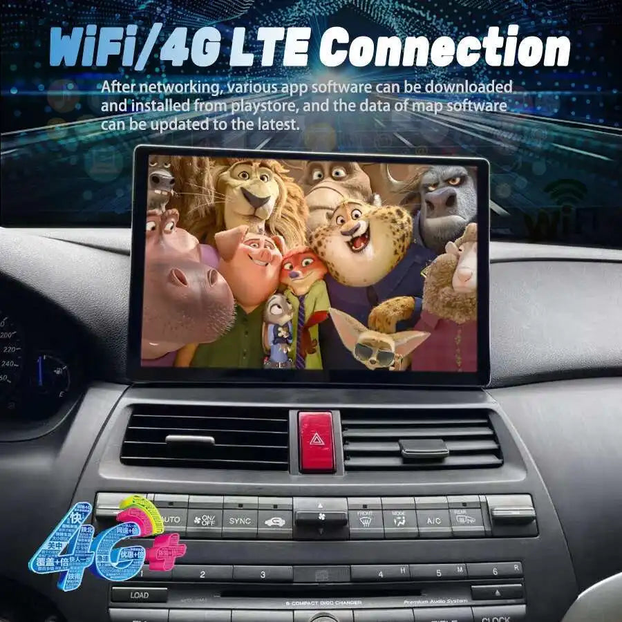 13.3“ Android15 Car Radio For Honda Accord 8 2008-2013 DVD Multimedia Player GPS Navigatio | AUTOKITSHOP