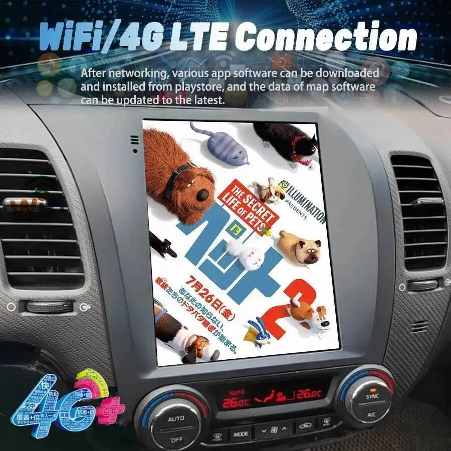 Vertical Screen Navi Stereo For KIA K3 Cerato Forte 2013-2016 DSP Player HU 9.7'' Android