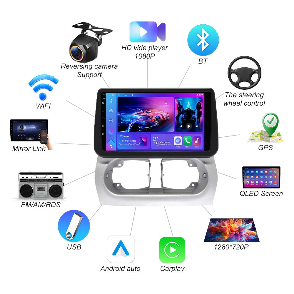 Android 16 For Opel Combo Corsa Tigra 2001 - 2011 Car Radio Multimedia Player Carplay Auto | AUTOKITSHOP