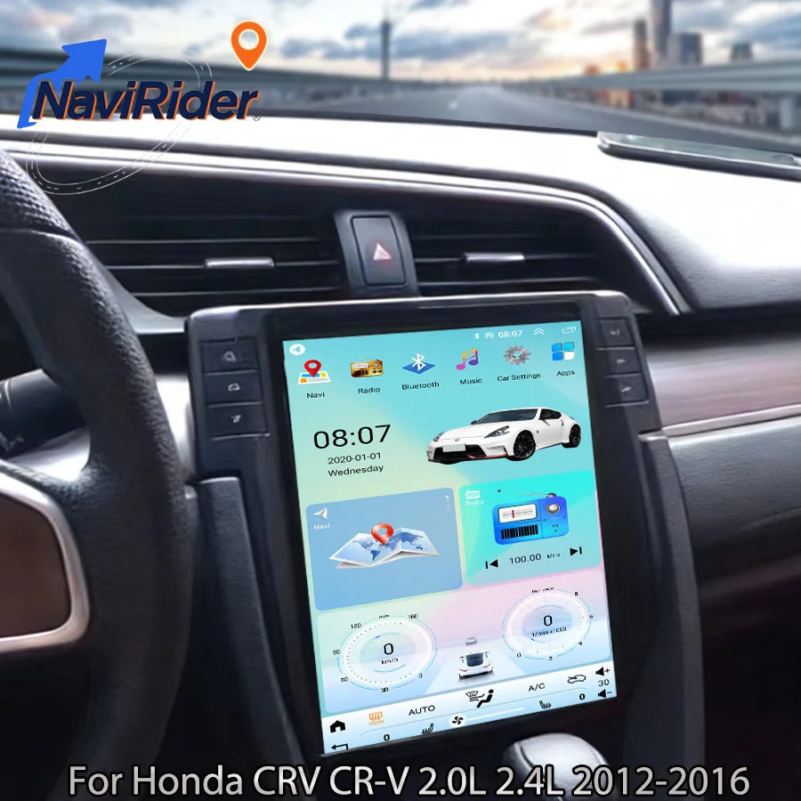 10.4" Screen Android Multimedia Player For Honda CRV CR-V 2.0L 2.4L 2012-2016 Navigation C