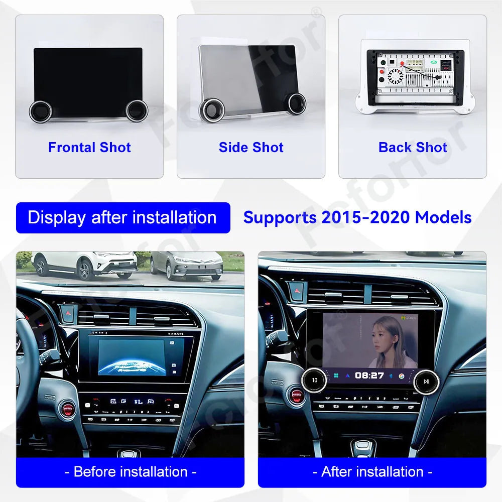 High End 11.5 Inch Large Vision HD Screen Wireless Carplay Android 15 Multimedia Car Radio