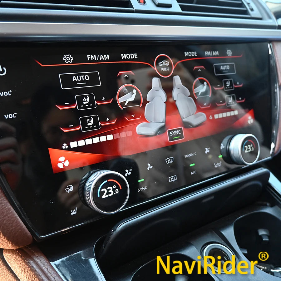 For BMW 5 Series F10 2011-2017 AC Screen Car Digital Panel Climate Control LCD Air Conditi