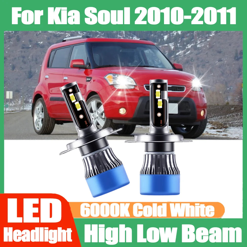 Super Bright 120W 20000LM LED Headlight Canbus No Error 6000K White 12V 3570 CSP Chips Plu