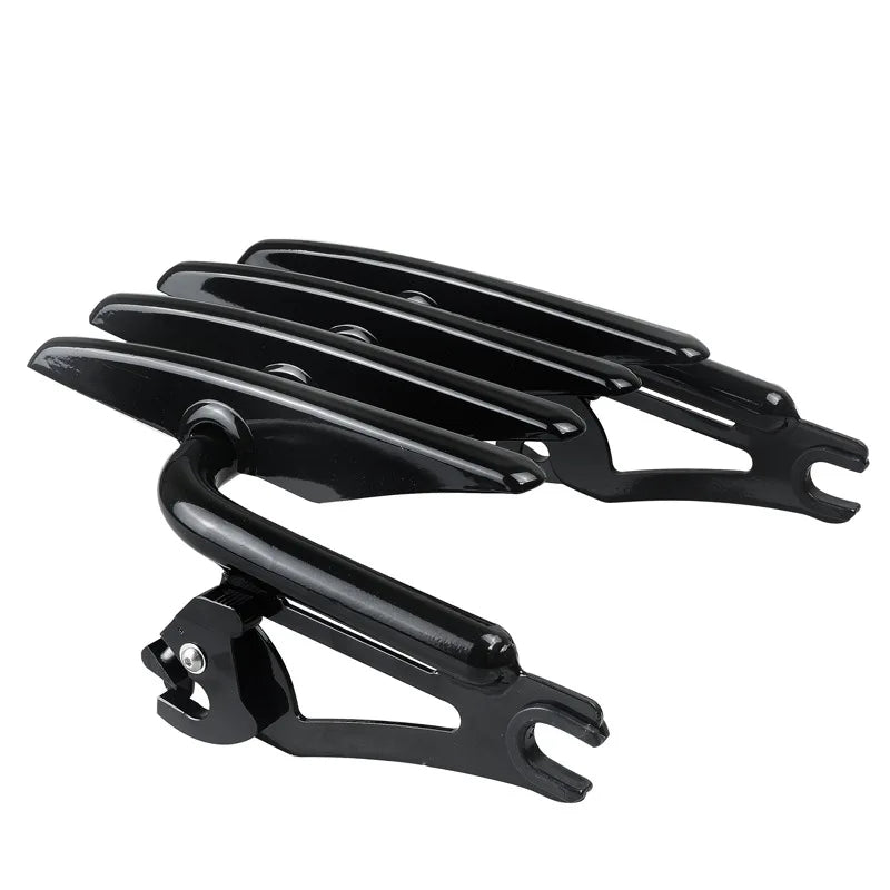 Black Stealth Luggage Rack for Harley Electra Street Glide Road King FLHX FLHT Ultra Limited 200 - Automotive LED Light