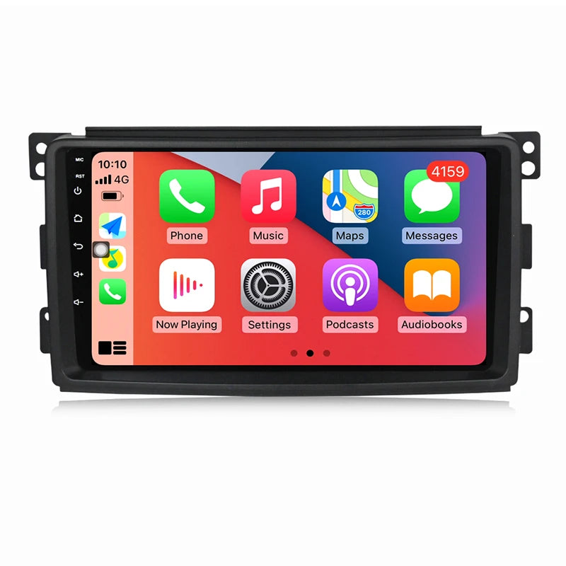 9 Inch Radio Fascias for Mercedes Benz Smart Fortwo W451 2006~2009 CD Dashboard Dash Audio | AUTOKITSHOP