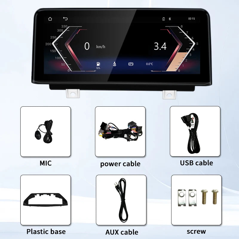 Android Auto Wireless Carplay Car Multimedia Player For BMW X1 F48 NBT EVO 2016-2022 10.25