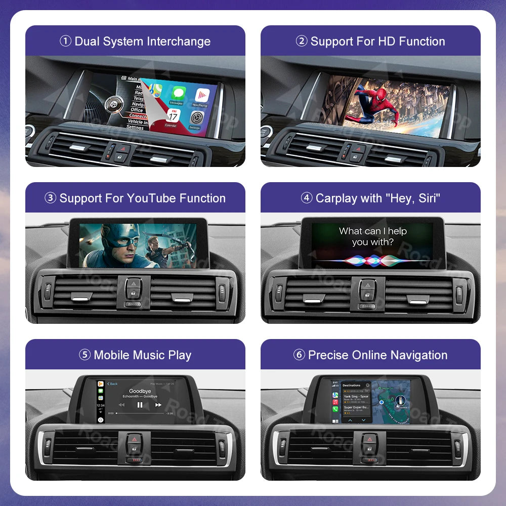 Wireless CarPlay for BMW 1 2 3 4 5 6 7 Series X1 X2 X3 X4 X5 X6 MINI F56 F15 F16 F25 F26 F | AUTOKITSHOP