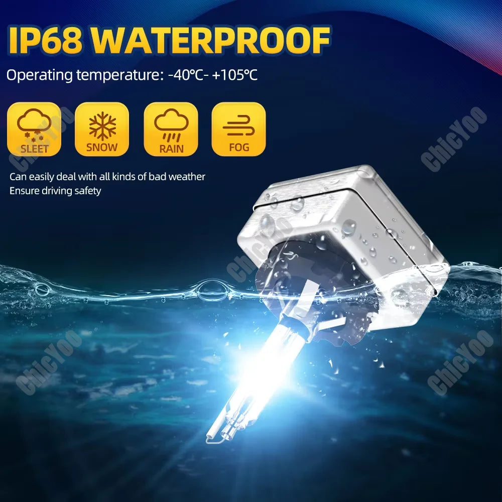 Canbus No error LED Headlights D1S HID Xenon Headlamps 6000K White Car Front Lights 35W 20