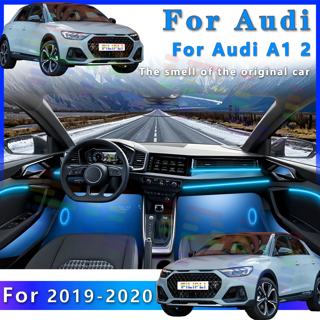 RGB - Ambient Light - for Audi A1 2019-2020 - App Control - Car Interior Lighting | AUTOKITSHOP