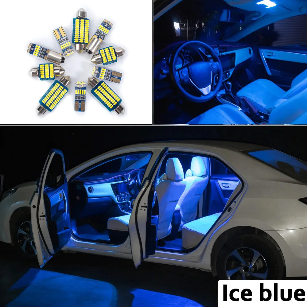 LED Interior Light Kit for VW Golf MK4 MK5 MK6 MK7 4 5 6 7 GTI GT Foot Car Bulbs Accessories - Canbus Error-Free Bulb...