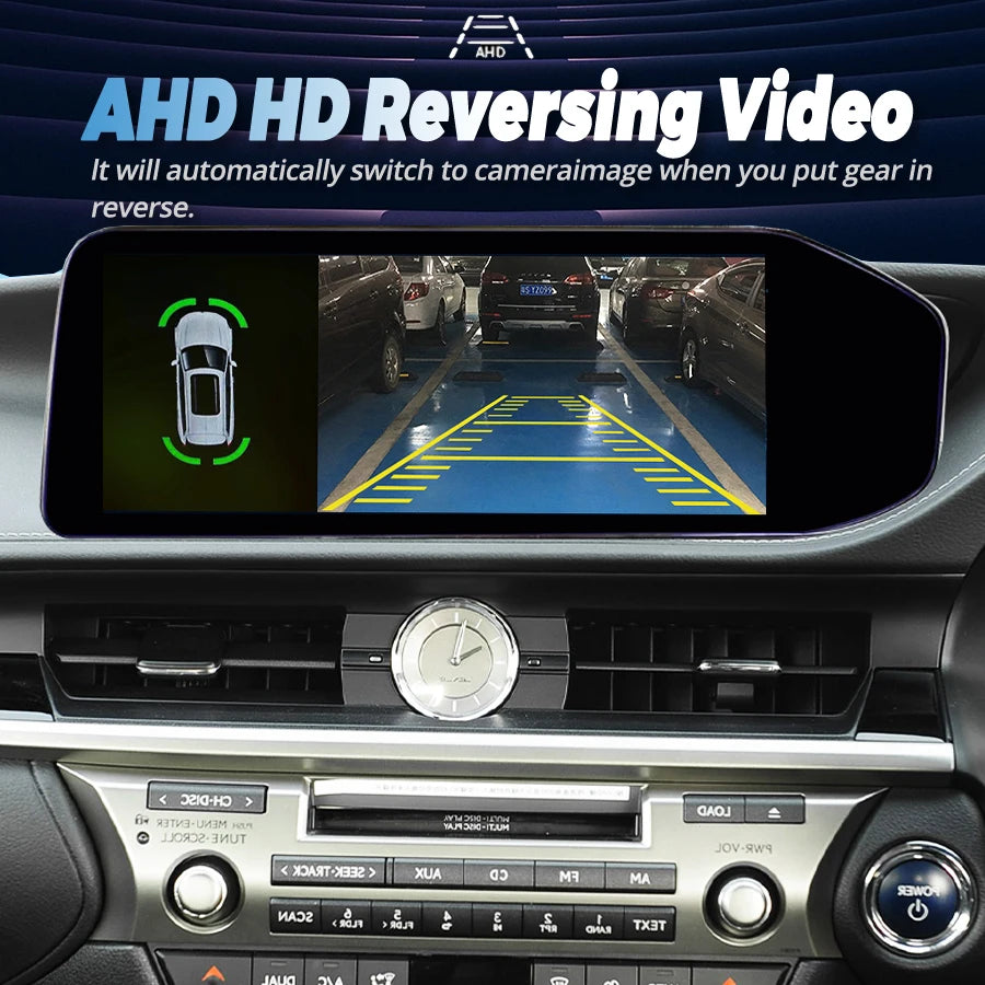 Plug To Play Carplay RHD Car Radio For Lexus ES ES300 ES250 ES350 ES300h 2013-2017 12.3''