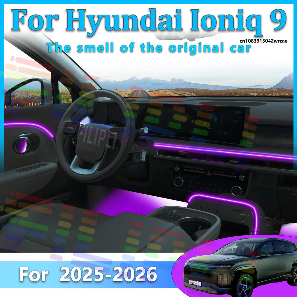64 RGB - Neon Strip - for Hyundai - App Control - Car Interior Lighting | AUTOKITSHOP