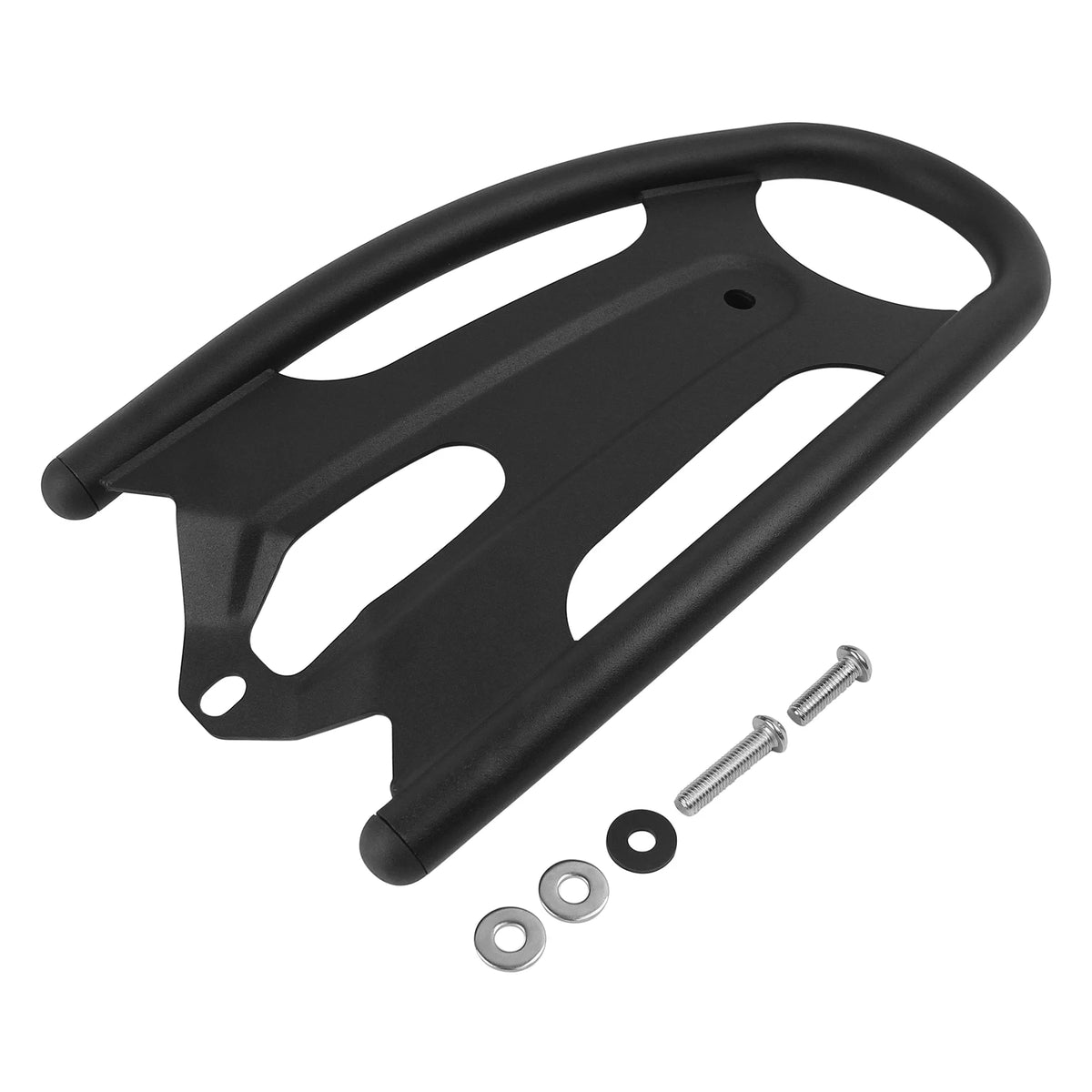 Stainless Steel Motorcycle Rear Solo Luggage Rack Baggage Carrier For Kawasaki Vulcan S ABS SE C - Automotive LED Light