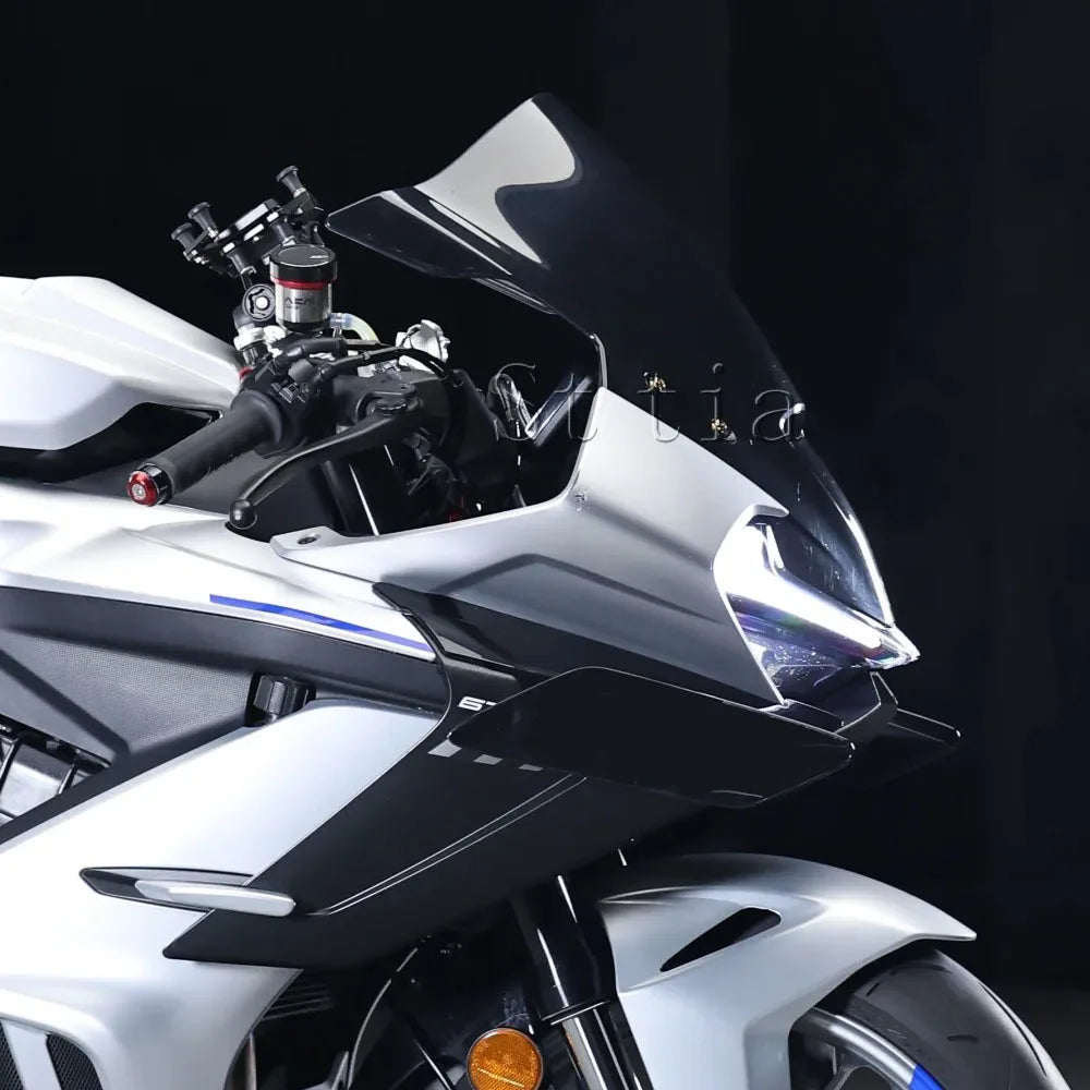 Windscreens Accessories Fit For CFMOTO 675SR 675SR-R 675SR R Motorcycle Front Spoiler Windshield - Automotive LED Light