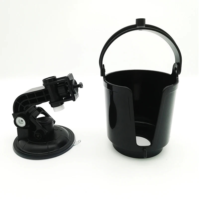 Car Vehicle Window Adjustable Suction Black Cup Mount Drink Beverage Holder