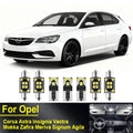 LED Interior Light Kit for Opel Vauxhall Astra G H J K Corsa D E Insignia Vectra Zafira A B C Mokka Meriva Signum Agi...