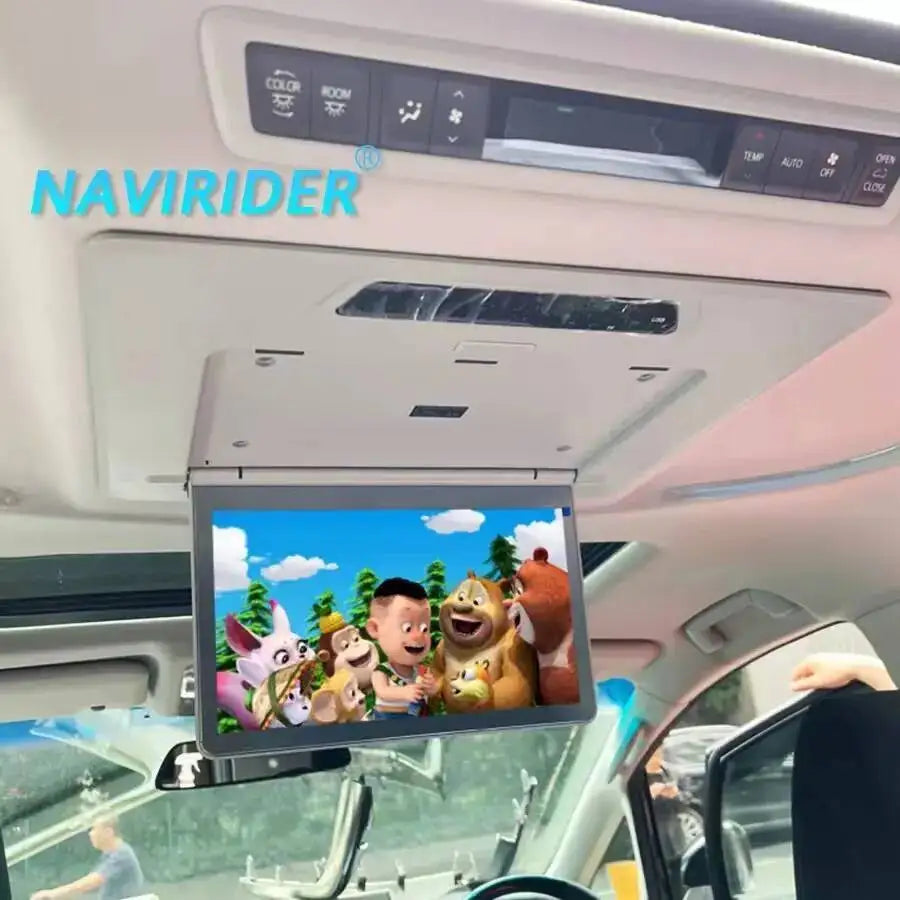 15.6inch IPS LED Screen WIFI USB HDMI Roof Ceiling Monitor For Toyota Alphard 30 Series Mu
